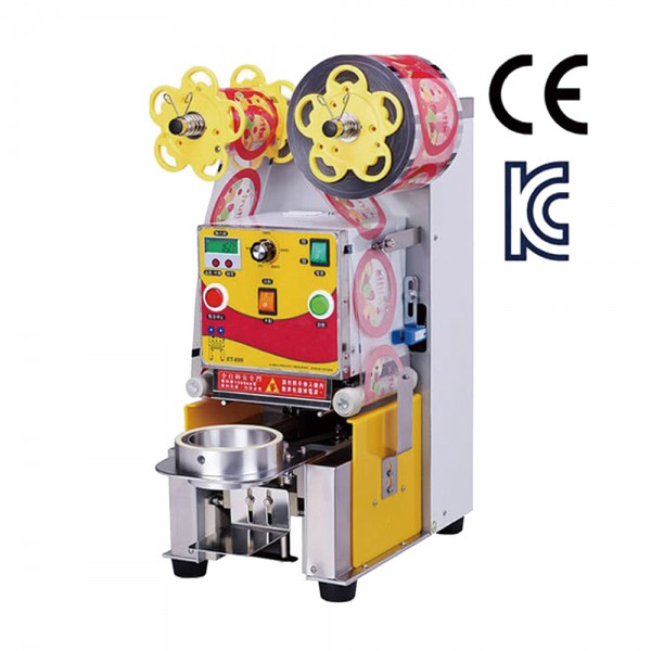 JIU ZHOU FOOD CO LTD｜TAIWAN BUBBLE TEA MANUFACTURER & SUPPLIER｜BUBBLE TEA RAW MATERIALS_Sealing Machine ET-899S