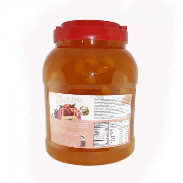 九洲國際食品有限公司｜台灣珍珠奶茶供應商｜珍珠奶茶原物料｜台式甜品專家_水蜜桃果粒醬