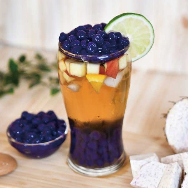 JIU ZHOU FOOD CO LTD｜TAIWAN BUBBLE TEA MANUFACTURER & SUPPLIER｜BUBBLE TEA RAW MATERIALS_Fast Cook Taro Boba(Export)