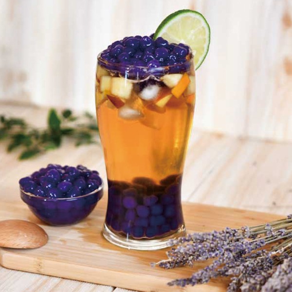 JIU ZHOU FOOD CO LTD｜TAIWAN BUBBLE TEA MANUFACTURER & SUPPLIER｜BUBBLE TEA RAW MATERIALS_Fast Cook Lavender Boba(Export)