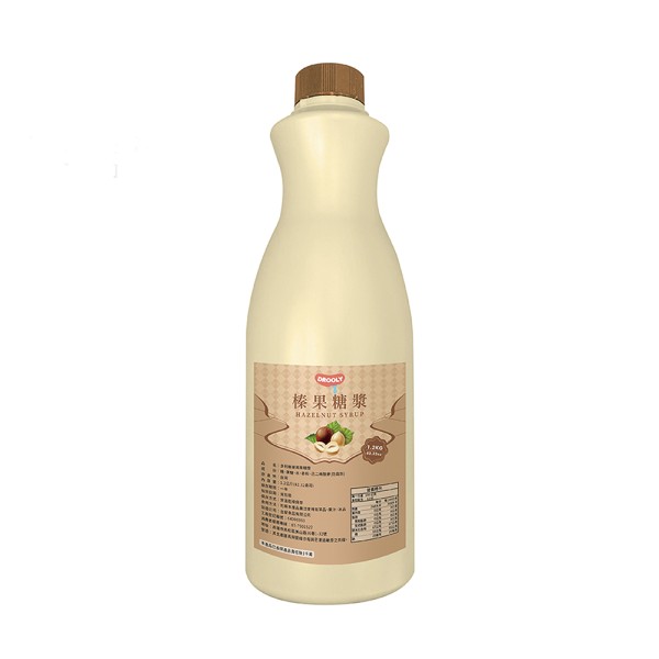 JIU ZHOU FOOD CO LTD｜TAIWAN BUBBLE TEA MANUFACTURER & SUPPLIER｜BUBBLE TEA RAW MATERIALS_Hazelnut Flavored Syrup