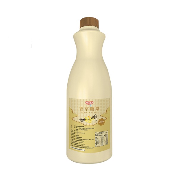 JIU ZHOU FOOD CO LTD｜TAIWAN BUBBLE TEA MANUFACTURER & SUPPLIER｜BUBBLE TEA RAW MATERIALS_Vanilla Flavored Syrup